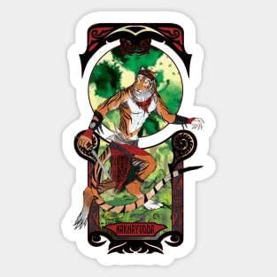 Nakhayudda – Anthro Sumatran Tiger Sticker